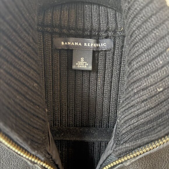 Banana Republic zip up leather vest small - Picture 5 of 5